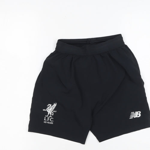 New Balance Boys Black LFC 125 Years Athletic Football Shorts 11 Years