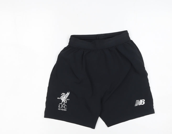 New Balance Boys Black LFC 125 Years Athletic Football Shorts 11 Years