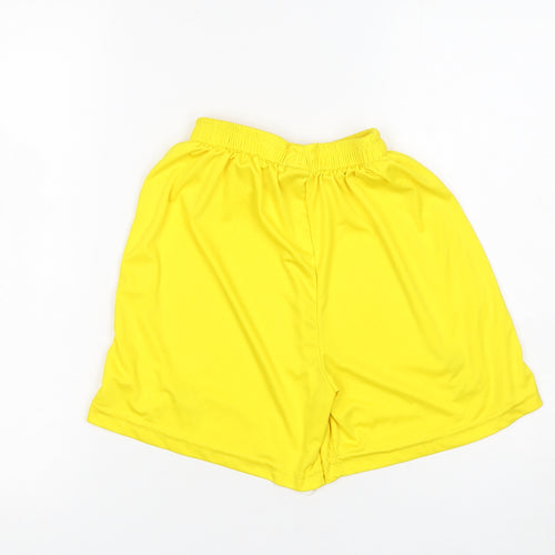 Nike Boys Yellow Liverpool FC Football Athletic Shorts Size 176