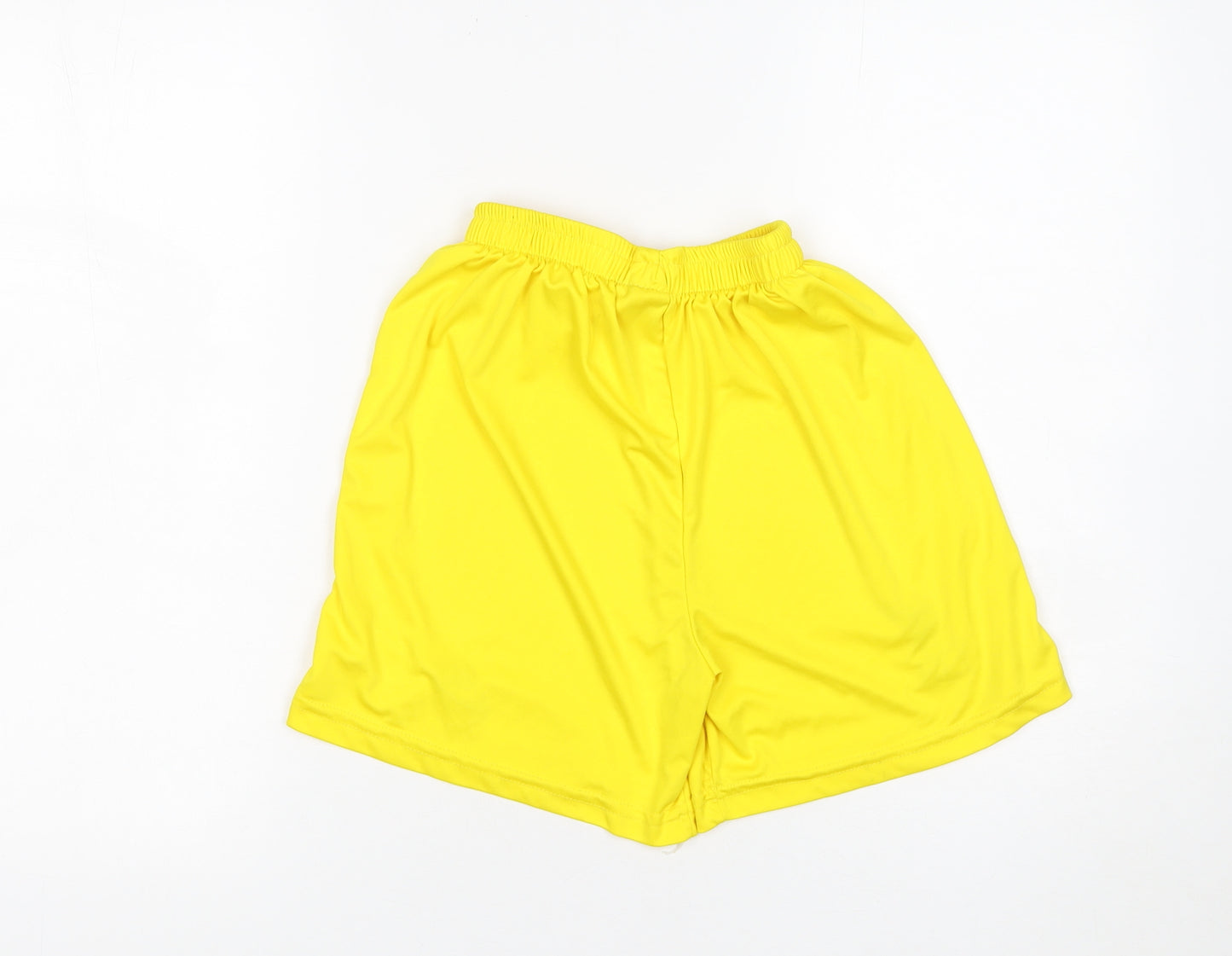 Nike Boys Yellow Liverpool FC Football Athletic Shorts Size 176