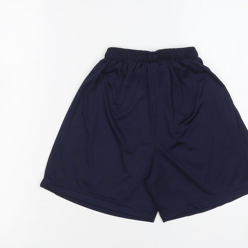 Adidas Boys Blue Real Madrid Athletic Football Shorts Size 152