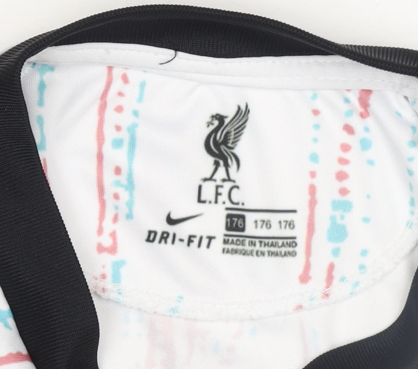 Nike Boys Multicoloured Liverpool FC Football Jersey T-Shirt Size 16 Years