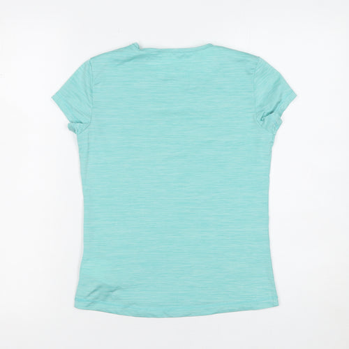 Energetics Girls Blue V-Neck DryPlus Athletic T-Shirt - 10 Years