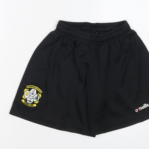 O'Neills Boys Black Athletic Football Shorts Size 10-11 Years