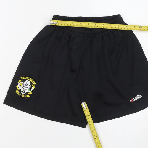 O'Neills Boys Black Athletic Football Shorts Size 10-11 Years