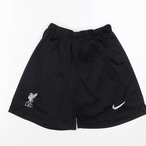 Nike Boys Black LFC Athletic Football Shorts Size 176 Polyester