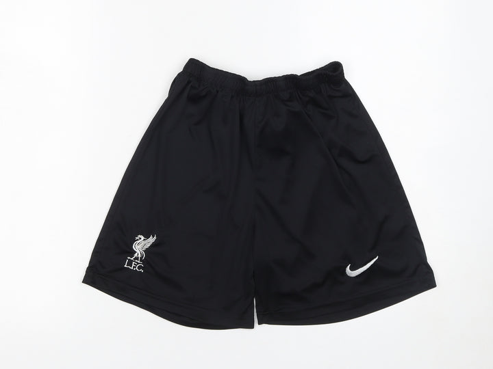 Nike Boys Black LFC Athletic Football Shorts Size 176 Polyester