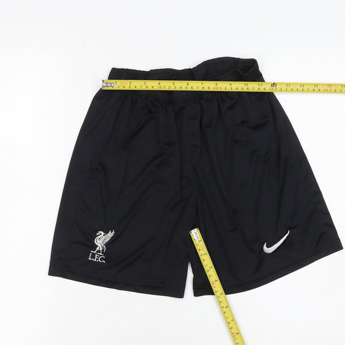 Nike Boys Black LFC Athletic Football Shorts Size 176 Polyester