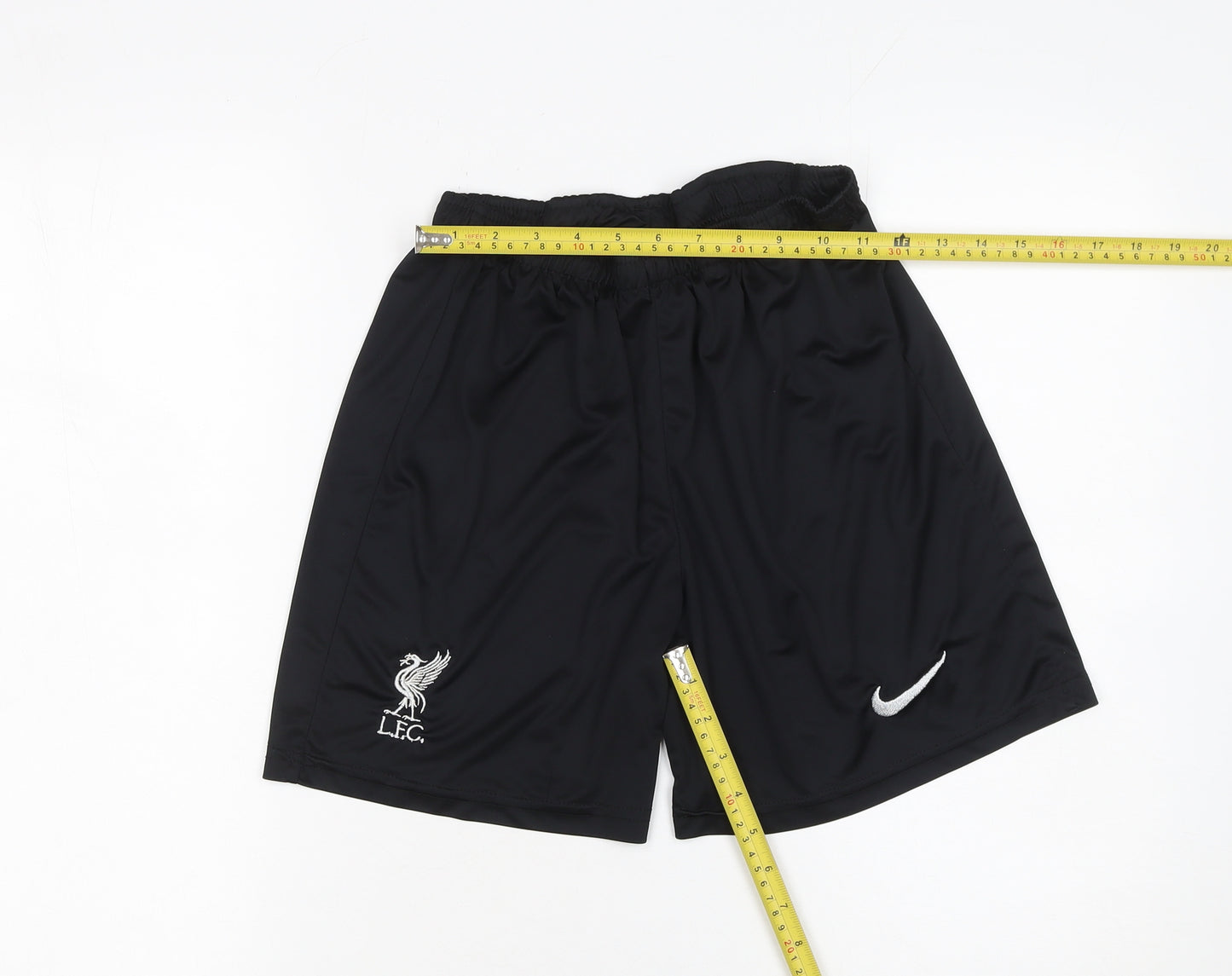 Nike Boys Black LFC Athletic Football Shorts Size 176 Polyester