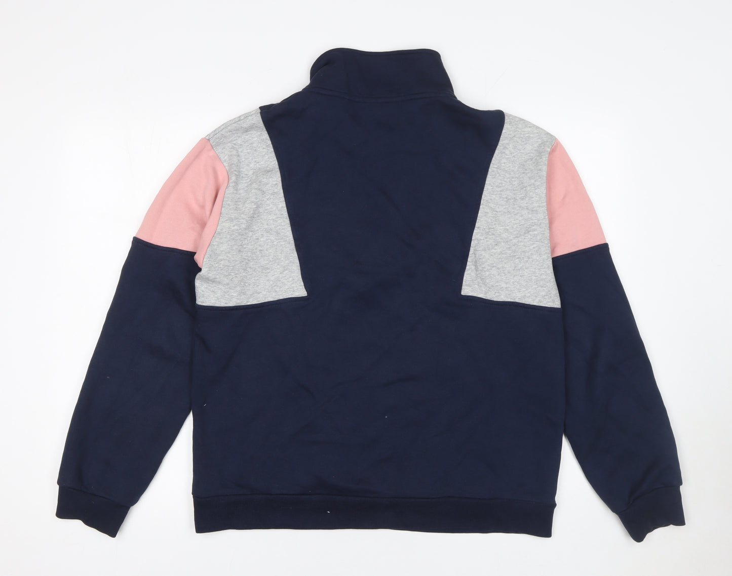 Diesel Women’s Navy Colourblock 1/4 Zip Sweatshirt M