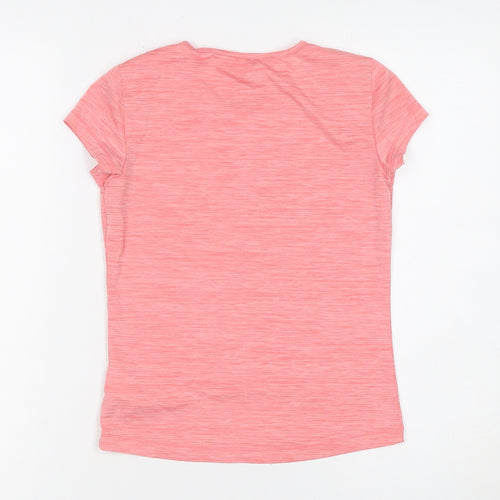Energetics Girls Pink Short Sleeve V-Neck Activewear T-Shirt 10 Years