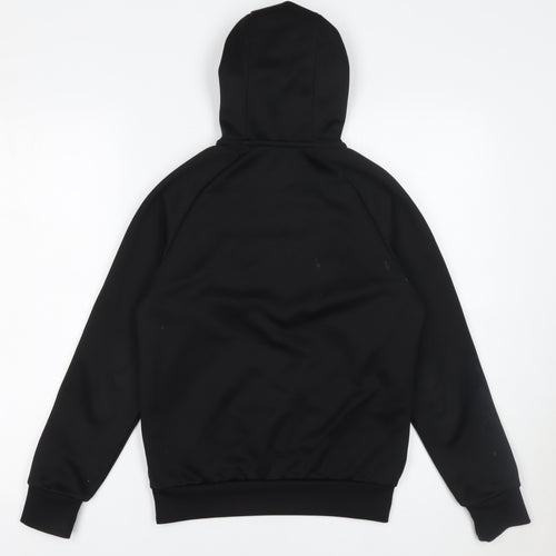 McKenzie Boys Black 10-12 Years 1/2 Zip Hooded Pullover Sweatshirt