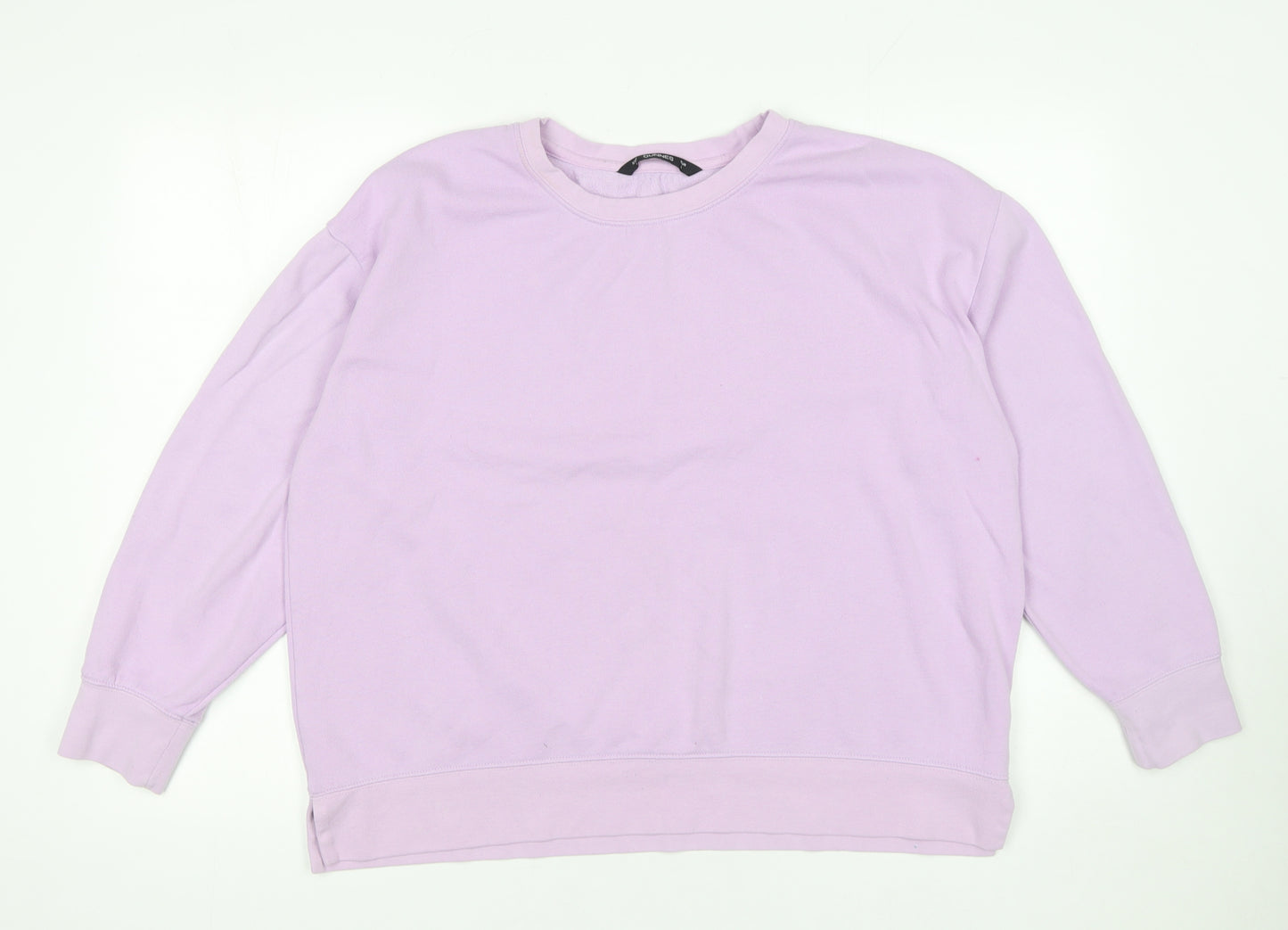 Dunnes Stores Women's Lilac Crew Neck Pullover Sweatshirt Size L