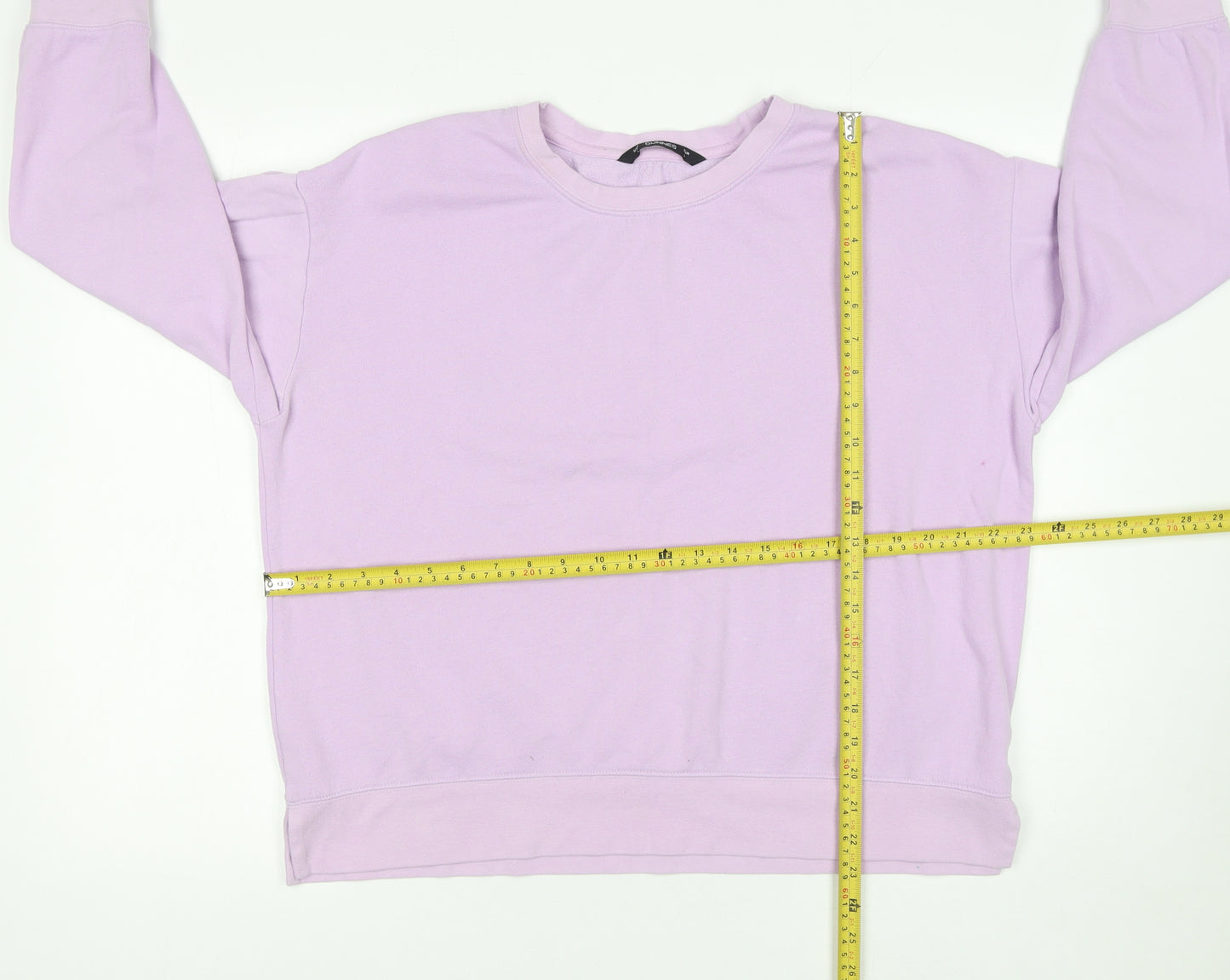Dunnes Stores Women's Lilac Crew Neck Pullover Sweatshirt Size L