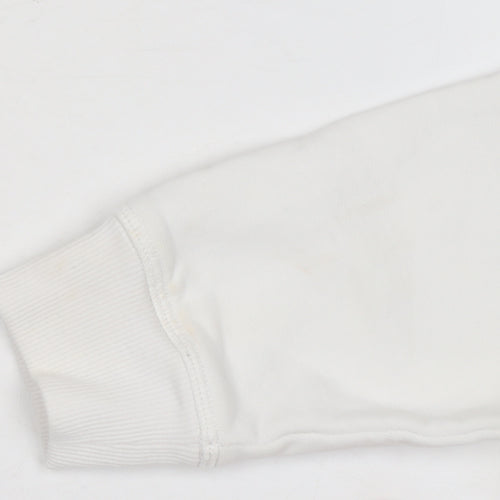 Next Boys White Graphic Gorilla Pullover Hoodie 4 Years Cotton