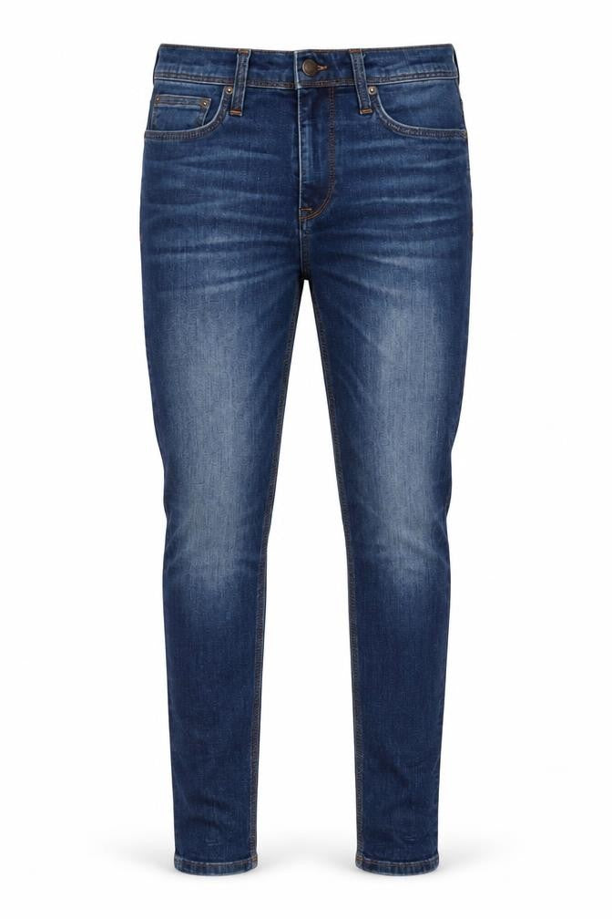 Front view of River Island Men’s Blue Slim Fit Denim Jeans, size 30/32