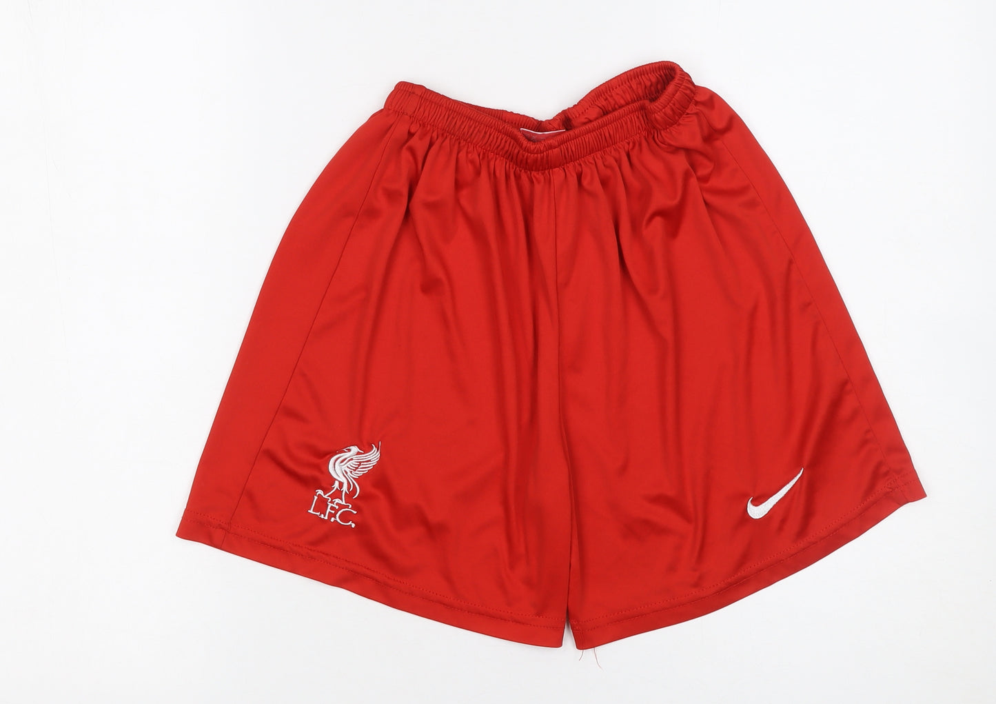 Nike Boys Red 176 Athletic Football Shorts LFC Quick Dry Sportswear