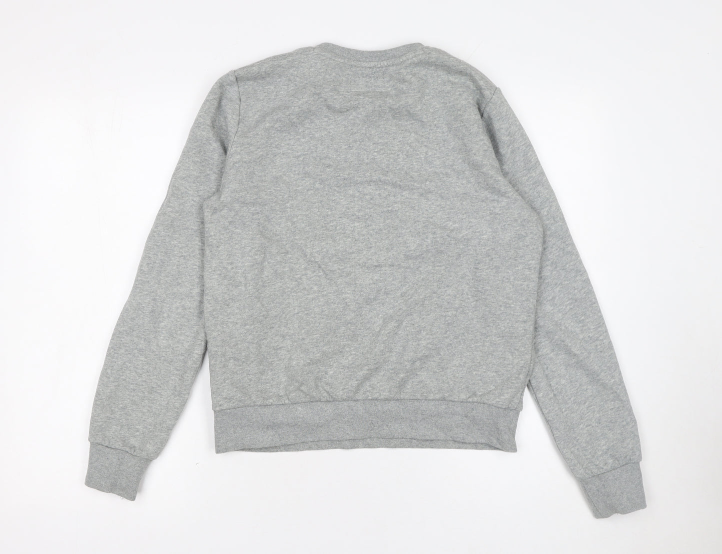 Converse Men's Grey Crew Neck Pullover Sweatshirt Size M