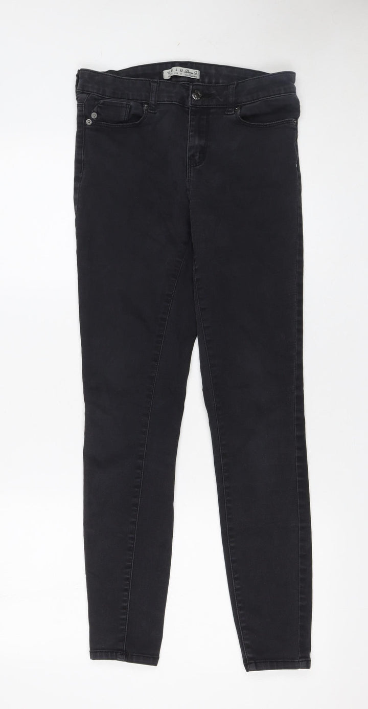 Denim Co Womens Black Size 10 Skinny Jeans Stretch