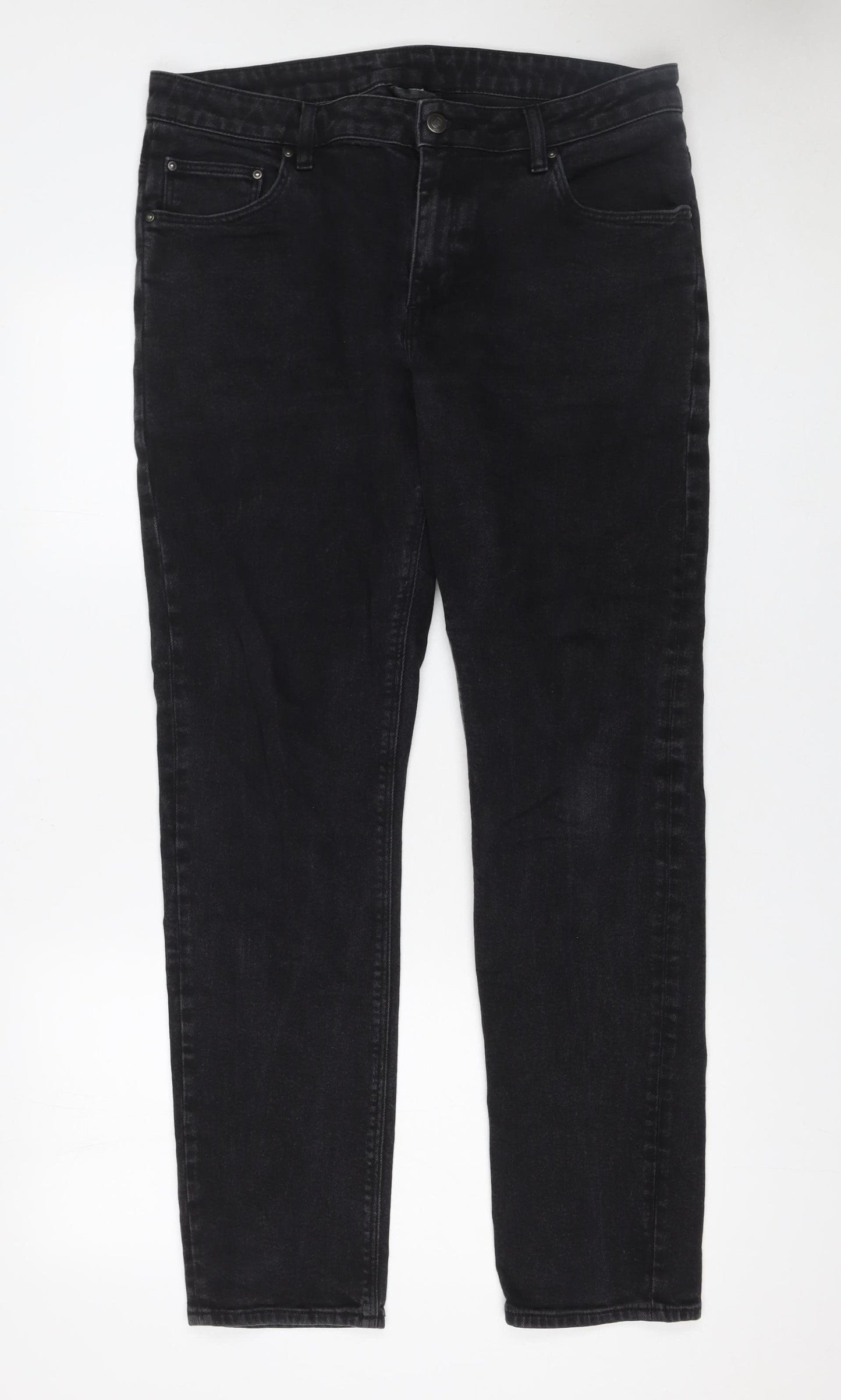 ASOS Men's Black Slim Fit Jeans W36 L32 Denim Cotton Stretch