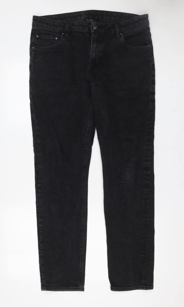 ASOS Men's Black Slim Fit Jeans W36 L32 Denim Cotton Stretch