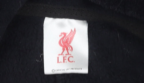 Liverpool FC Boys Black Red Fleece Hooded One Piece 9-10 Years