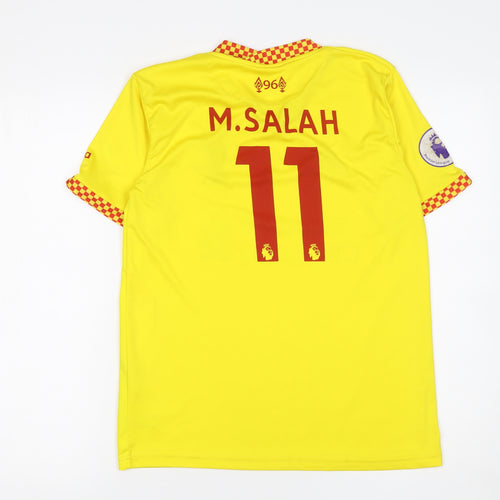 Nike Boys Yellow Liverpool FC Football Jersey 16 Years Athletic Fit