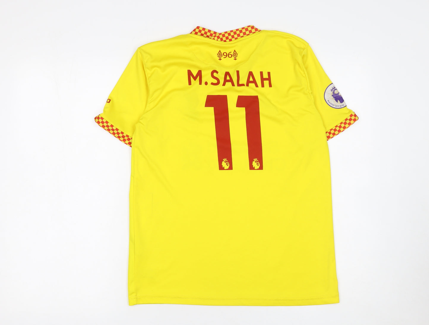 Nike Boys Yellow Liverpool FC Football Jersey 16 Years Athletic Fit