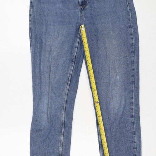 Vero Moda Womens Blue High Rise Skinny Denim Jeans Size 10