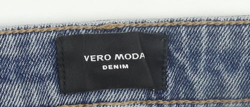 Vero Moda Womens Blue High Rise Skinny Denim Jeans Size 10