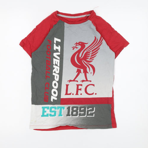 St. Bernard Boys Red Liverpool FC Graphic Cotton T-Shirt 10-11 Years