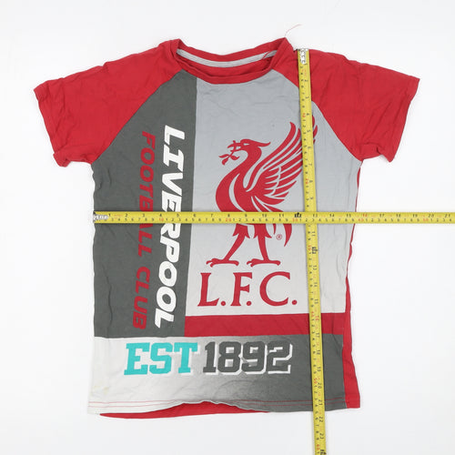 St. Bernard Boys Red Liverpool FC Graphic Cotton T-Shirt 10-11 Years