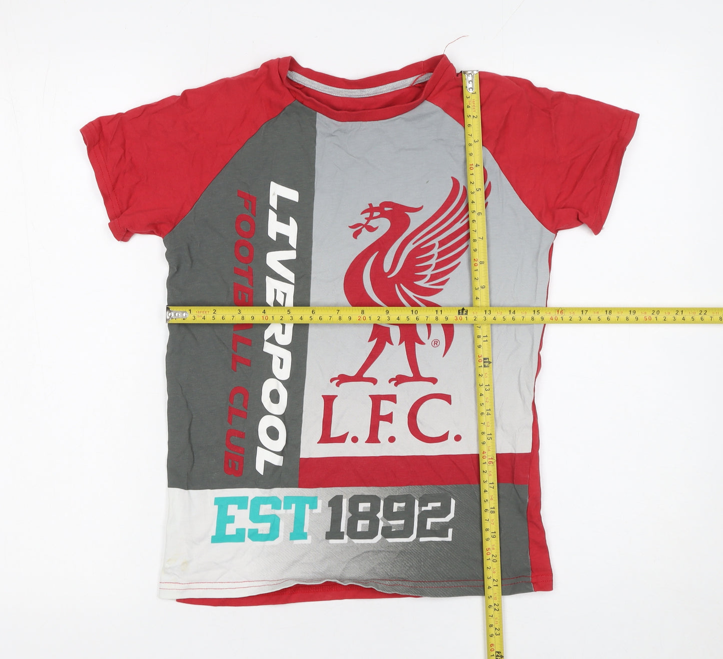 St. Bernard Boys Red Liverpool FC Graphic Cotton T-Shirt 10-11 Years