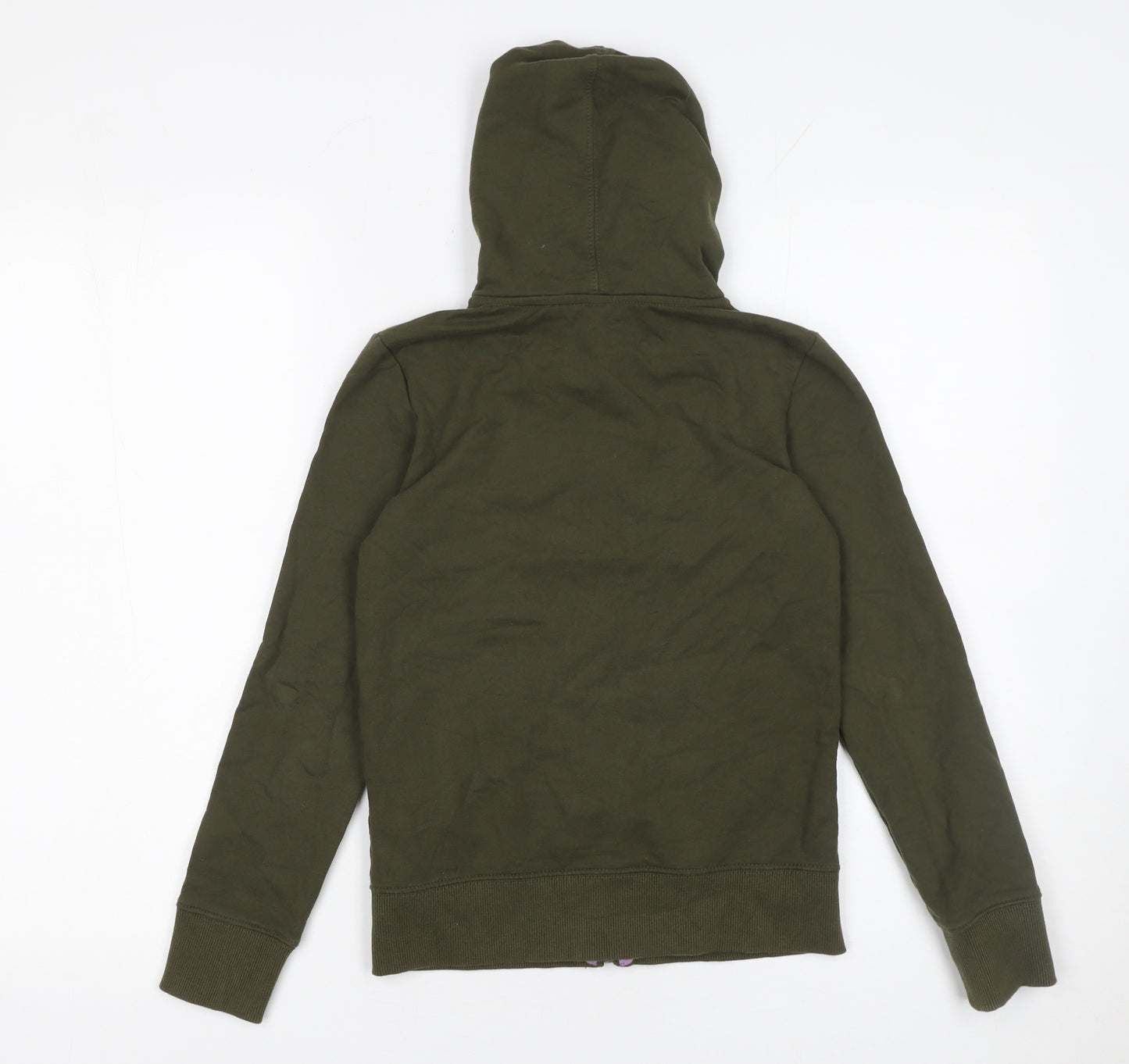 O'Neill Boys Green Full Zip Hoodie 10 Years Cotton Jersey Casual