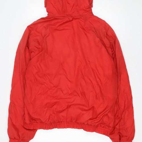 Colorado Textile Mens Red XL Hooded Windbreaker Jacket