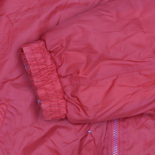 Colorado Textile Mens Red XL Hooded Windbreaker Jacket