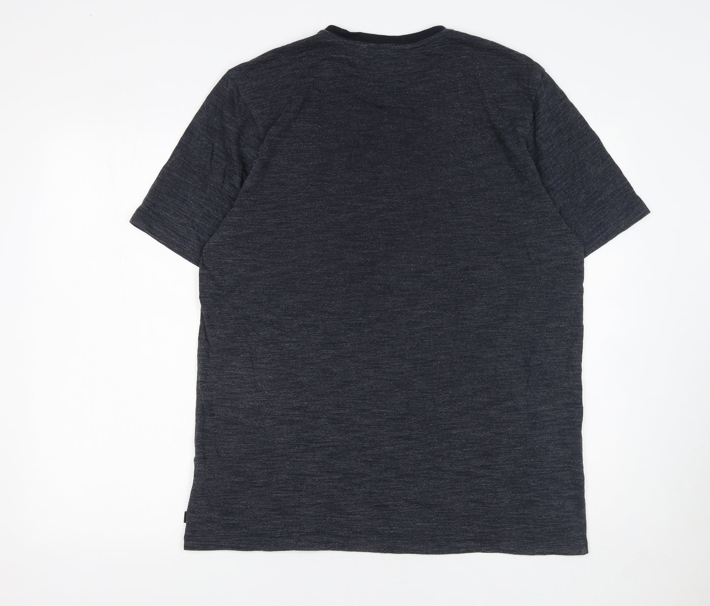 Diesel Men’s Black Logo Crew Neck Short Sleeve T-Shirt Size L