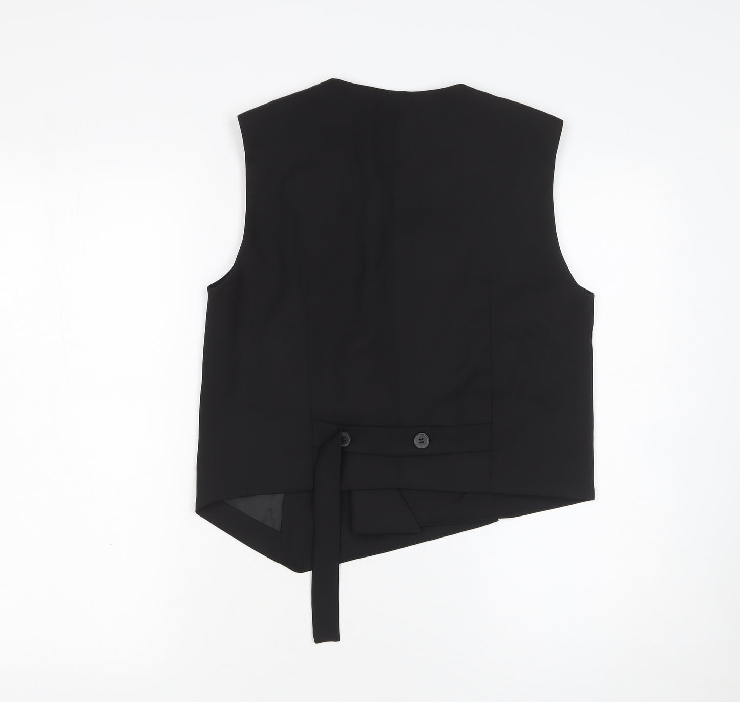 Cider Women's Black Tuxedo Style Waistcoat Size M