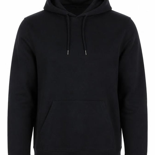 Topman Mens Black Regular Fit Pullover Hoodie Size S