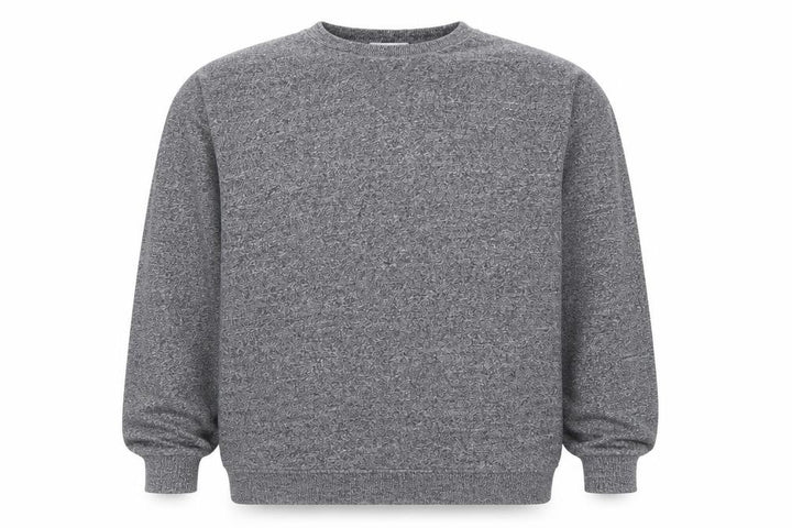 Topman Men's Grey Knit Crew Neck Sweatshirt Size M