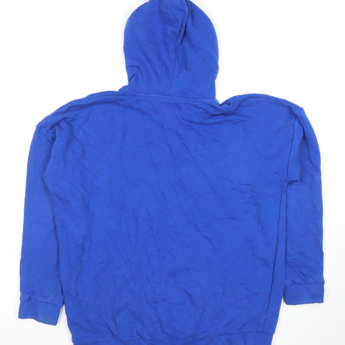 The Couture Club Men's Blue Full Zip Hoodie Size S