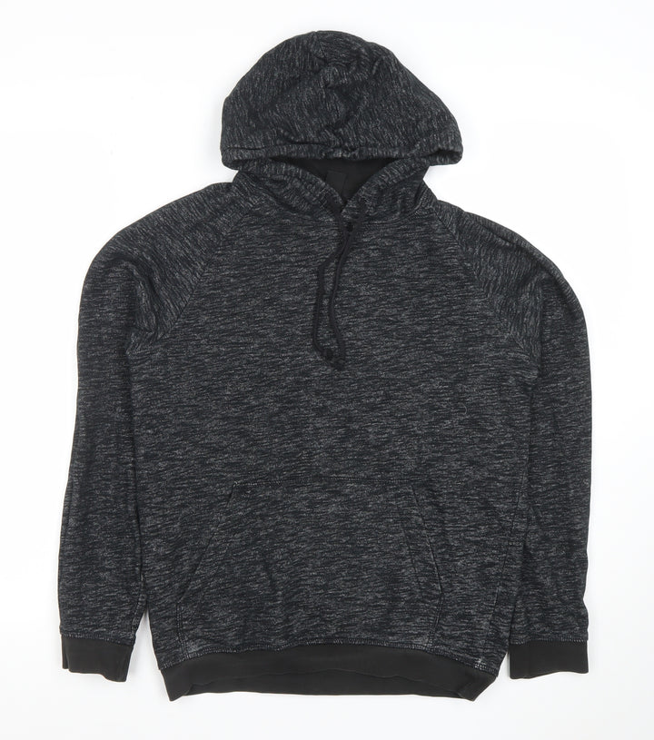 H&M Women’s Black XS Pullover Hoodie Basic Long Sleeve Casual