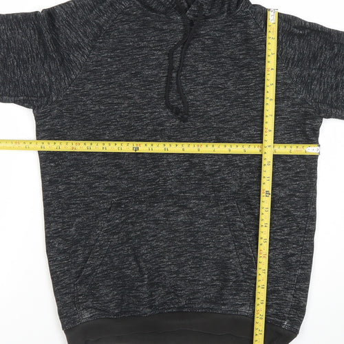 H&M Women’s Black XS Pullover Hoodie Basic Long Sleeve Casual
