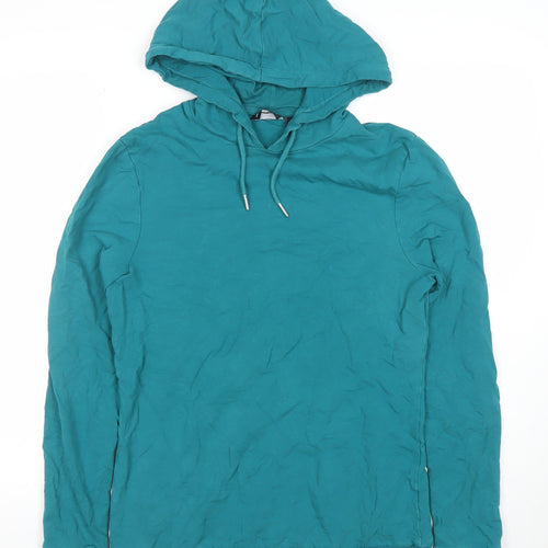 ASOS Men’s Green Pullover Hoodie Medium Cotton Blend