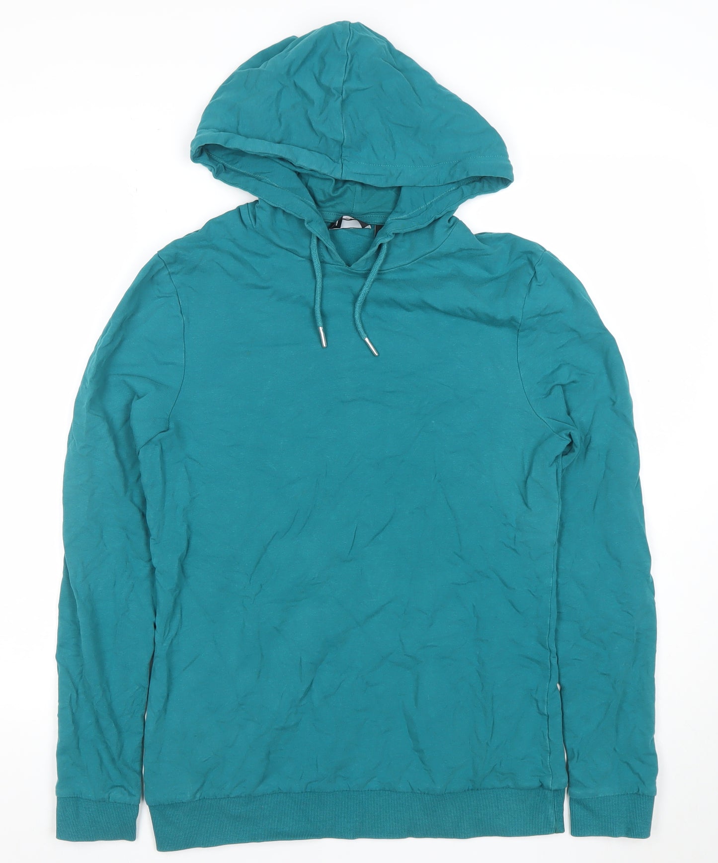 ASOS Men’s Green Pullover Hoodie Medium Cotton Blend