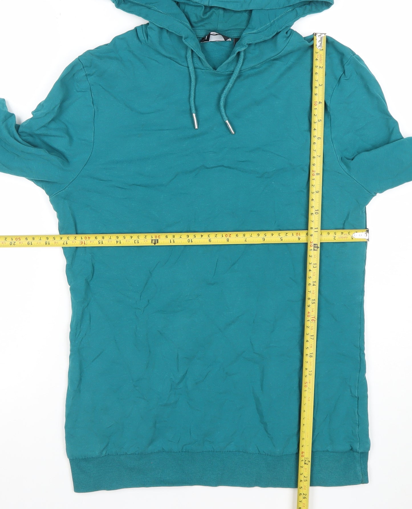 ASOS Men’s Green Pullover Hoodie Medium Cotton Blend