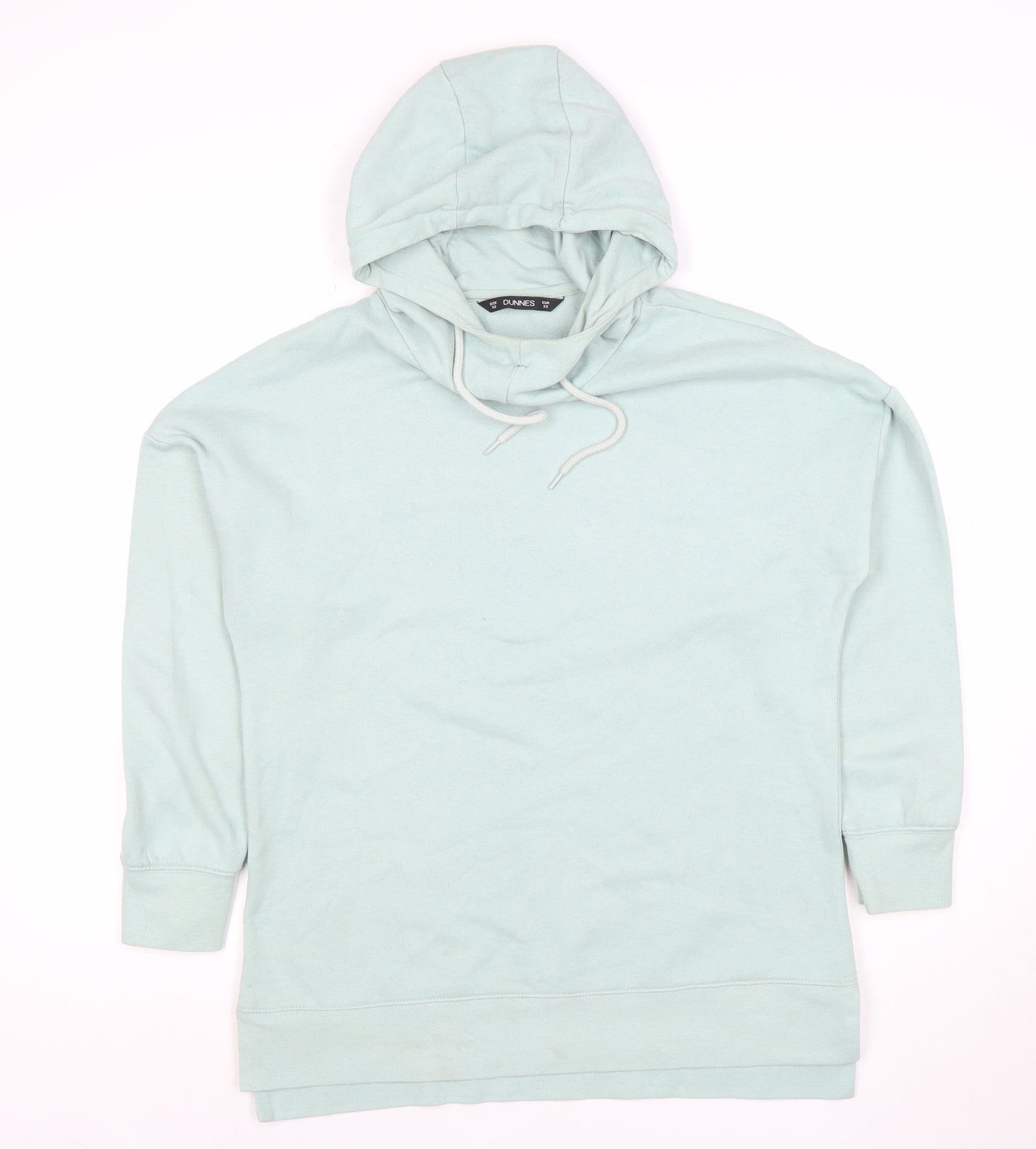 Dunnes Women’s Light Blue XS Pullover Hoodie 65% Polyester 35% Cotton