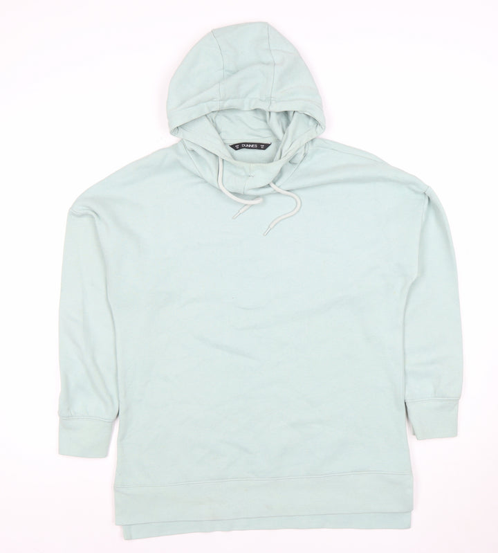 Dunnes Women’s Light Blue XS Pullover Hoodie 65% Polyester 35% Cotton