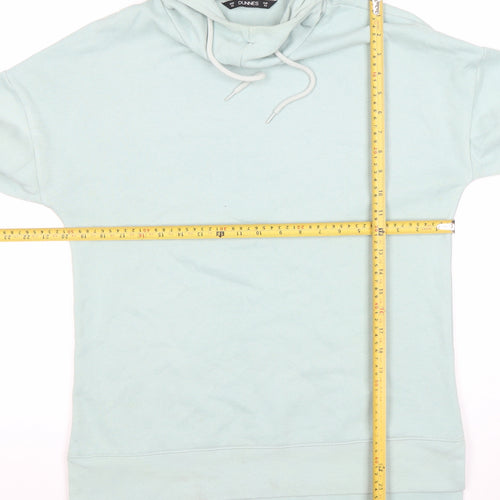 Dunnes Women’s Light Blue XS Pullover Hoodie 65% Polyester 35% Cotton