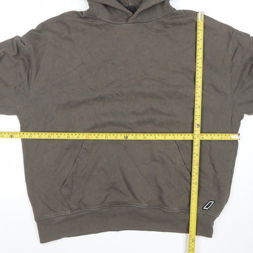 Zara Athleticz Men's Brown Pullover Hoodie Size L Regular Fit